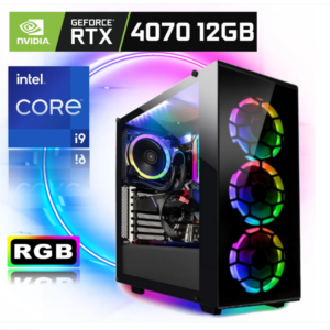 Gaming PC Intel i9 11900K 8x 5.3 GHz GeForce RTX 4070 12GB 32GB Ram, 1TB SSD RGB Tower MSI Wlan Gamer Windows 11